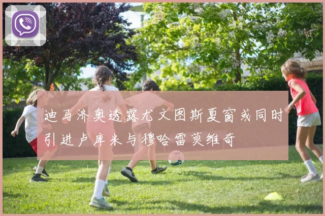 迪马济奥透露尤文图斯夏窗或同时引进卢库米与穆哈雷莫维奇